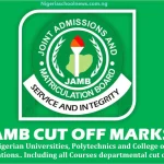 JAMB Cut off Mark for admission