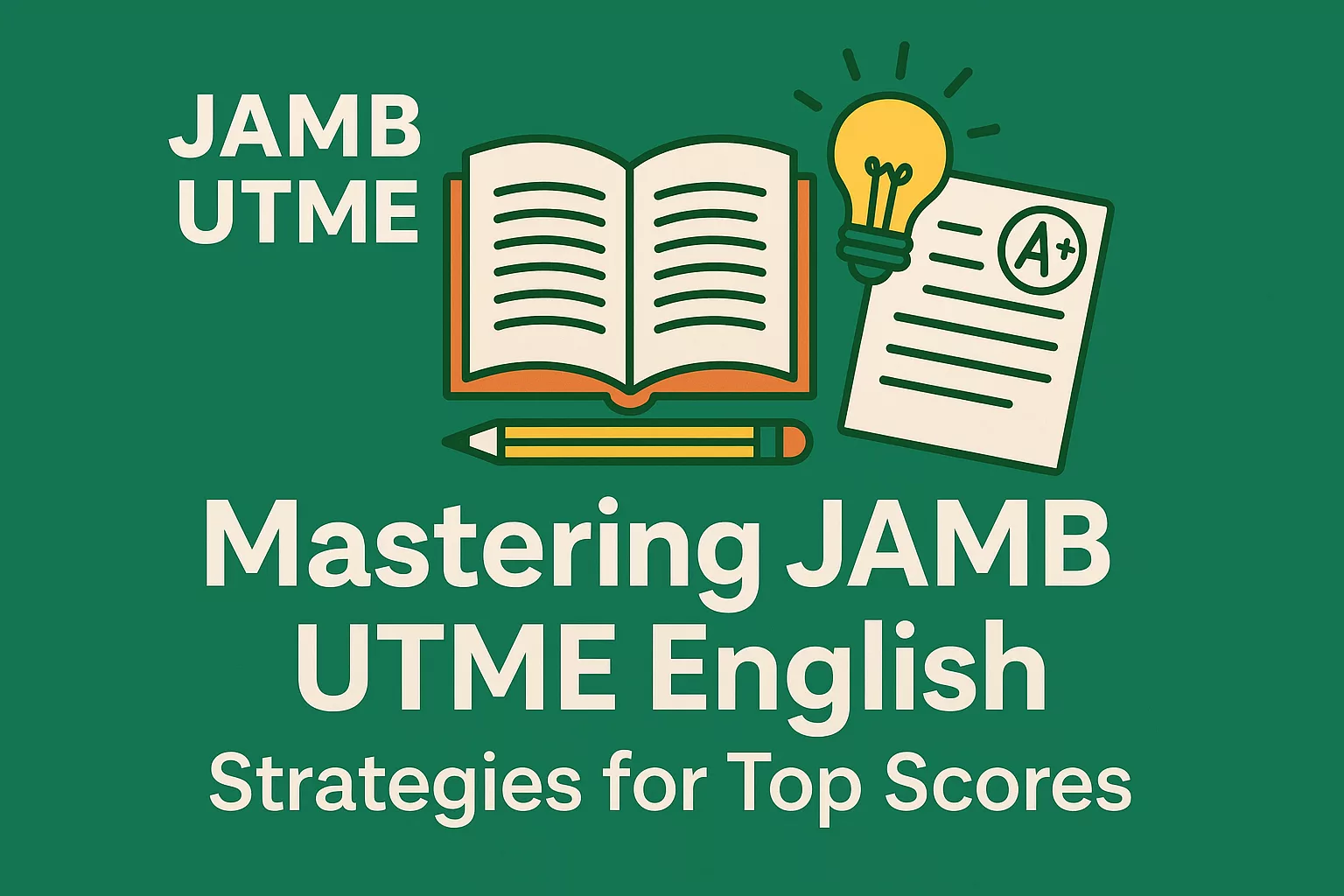 Mastering JAMB UTME English- Strategies for Top Scores
